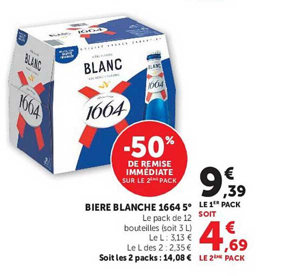 BIERE BLANCHE 1664°