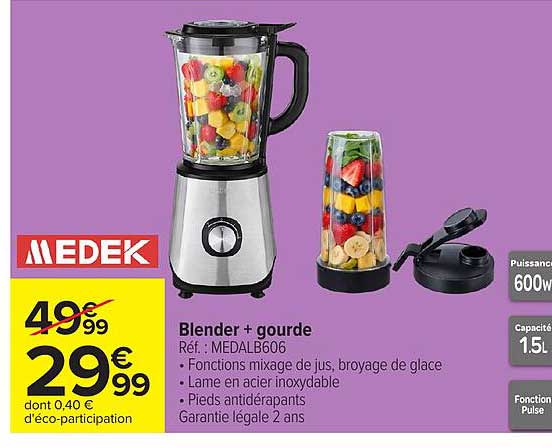 Blender + gourde