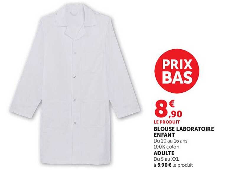 BLOUSE LABORATOIRE ENFANT