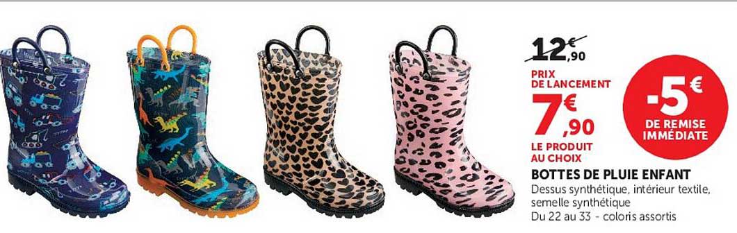 BOTTES DE PLUIE ENFANT