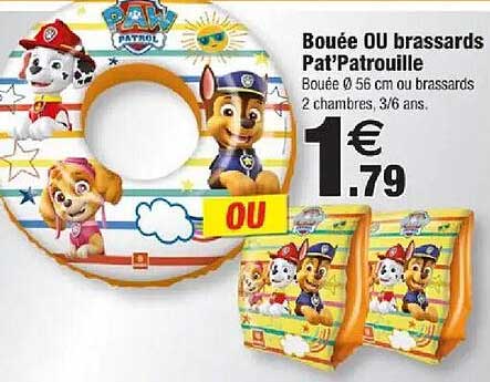 Bouée ou brassards Pat’Patrouille