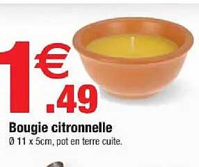 Bougie citronnelle