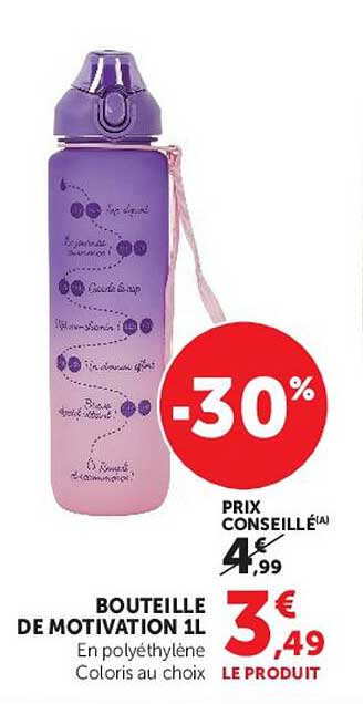 BOUTEILLE DE MOTIVATION 1L
