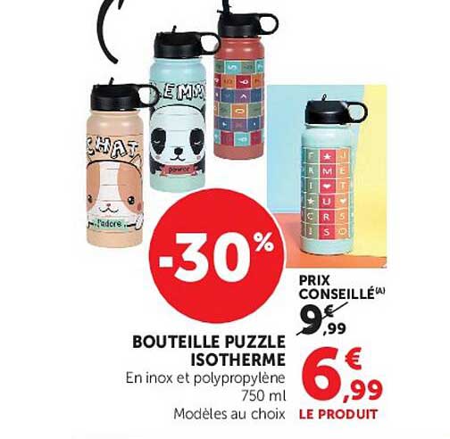 BOUTEILLE PUZZLE ISOTHERME
