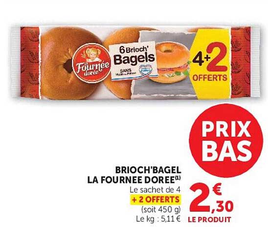BRIOCH'BAGEL LA FOURNEE DOREE