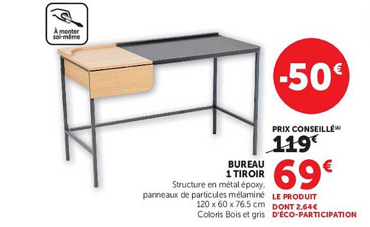 BUREAU 1 TIROIR