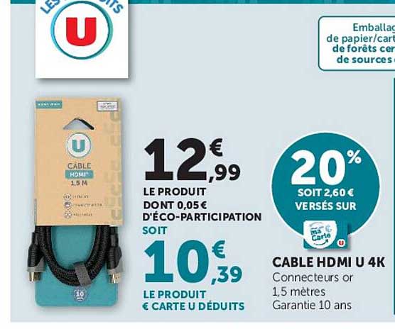 CABLE HDMI U 4K