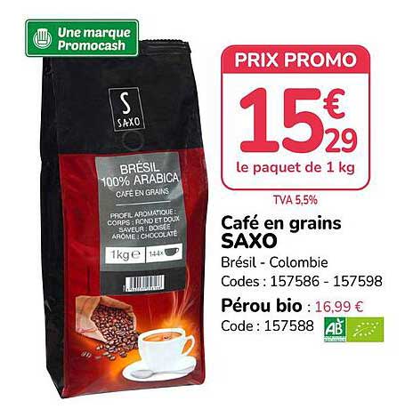 Café en grains SAXO
