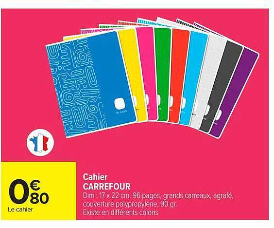 Cahier CARREFOUR