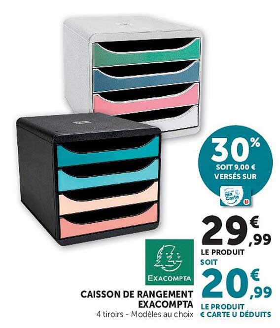 CAISSON DE RANGEMENT EXACOMPTA