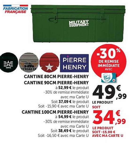 CANTINE 80CM PIERRE-HENRY / CANTINE 90CM PIERRE-HENRY