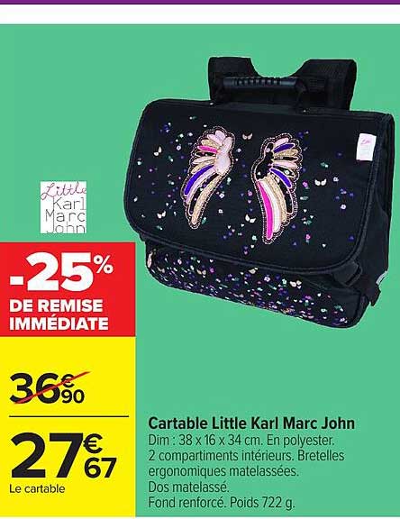 Cartable Little Karl Marc John