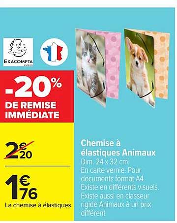 Chemise à élastiques Animaux