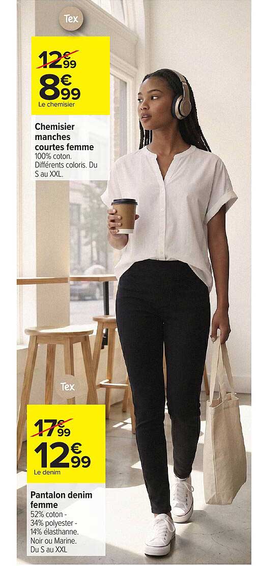Chemisier manches courtes femme