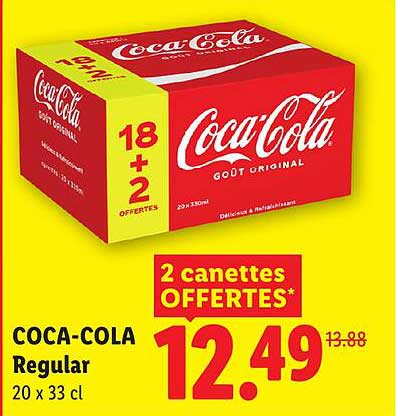 COCA-COLA Regular 20 x 33 cl