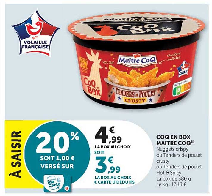 COQ EN BOX MAITRE COQ