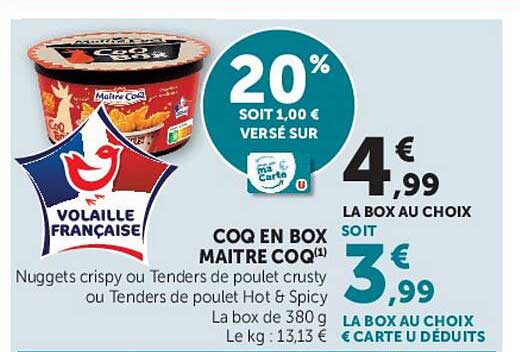 COQ EN BOX MAITRE COQ
