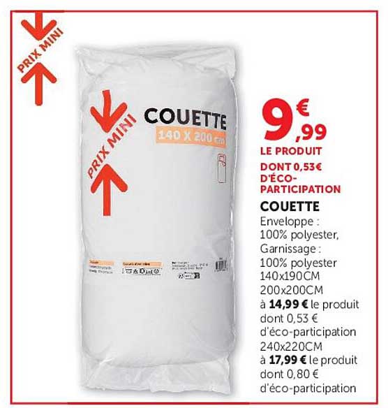COUETTE 140 X 200 CM
