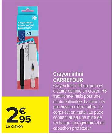 Crayon infini CARREFOUR