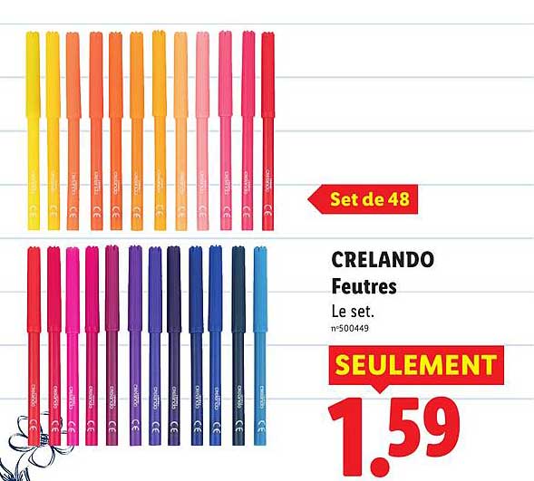 CRELANDO Feutres