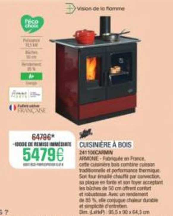 CUISINIERE A BOIS
