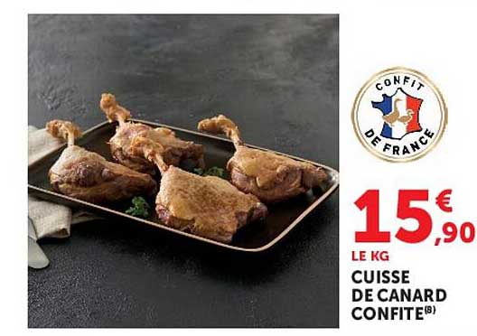CUISSE DE CANARD CONFITE
