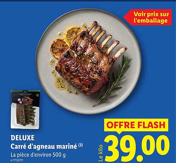 DELUXE Carré d’agneau mariné (3)