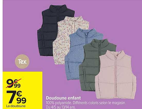 Doudoune enfant