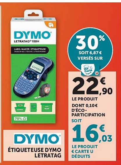 DYMO LETRATAG® 100H