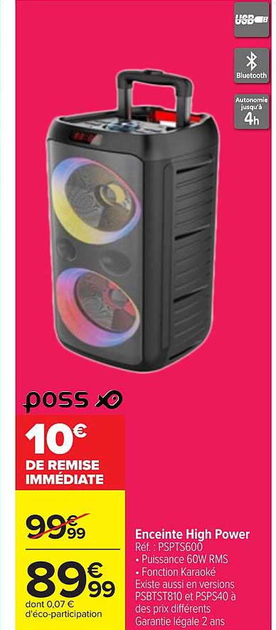 Enceinte High Power