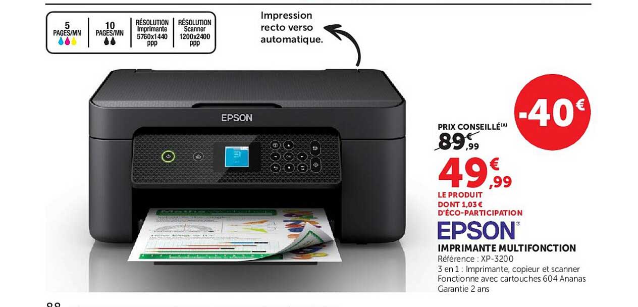 EPSON IMPRIMANTE MULTIFONCTION