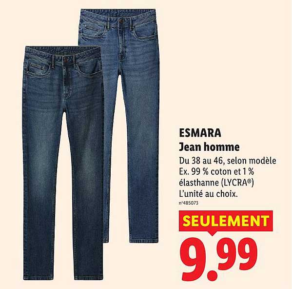 ESMARA Jean homme