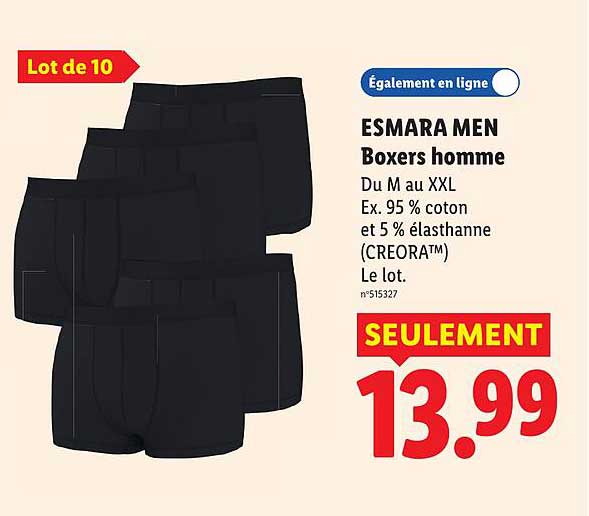 ESMARA MEN Boxers homme