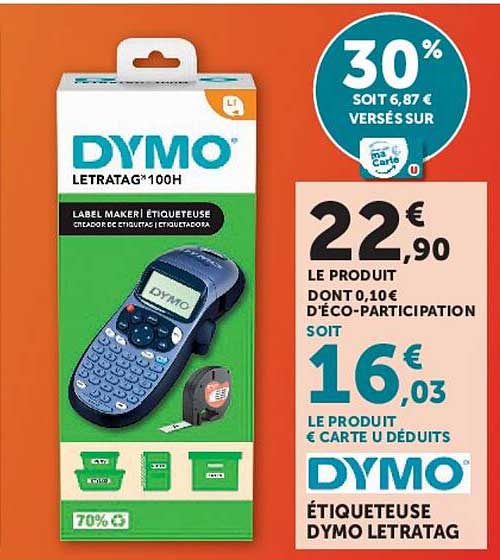 ÉTIQUETEUSE DYMO LETRATAG