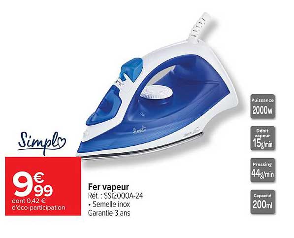 Fer vapeur