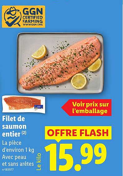 Filet de saumon entier (2)