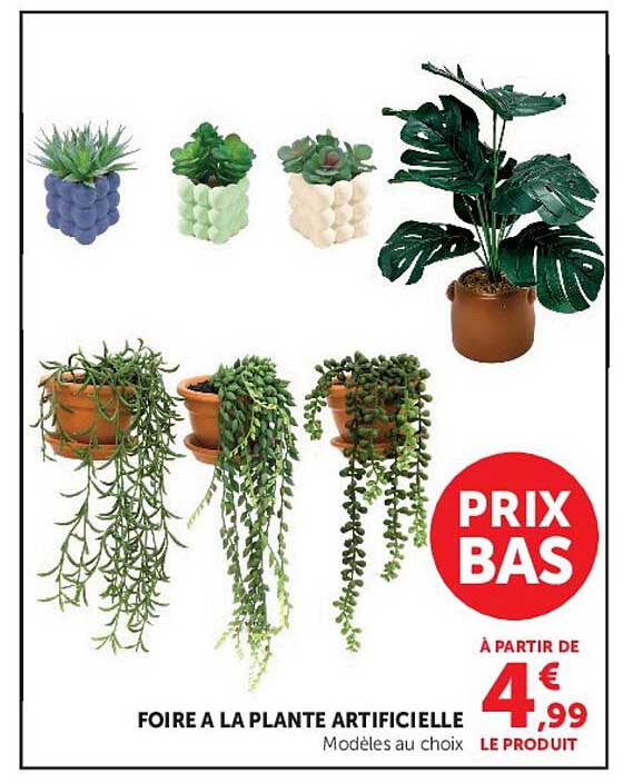 FOIRE A LA PLANTE ARTIFICIELLE
