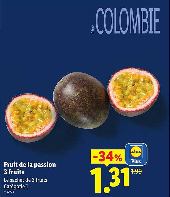 Fruit de la passion 3 fruits