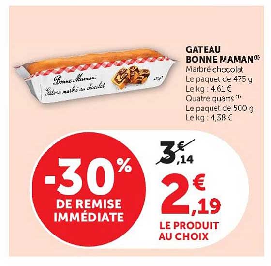 GATEAU BONNE MAMAN