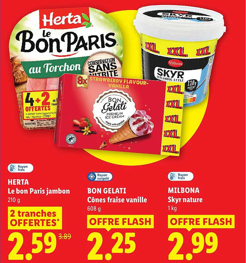 HERTA Le bon Paris jambon 210 g