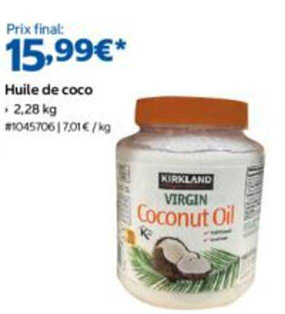 Huile de coco