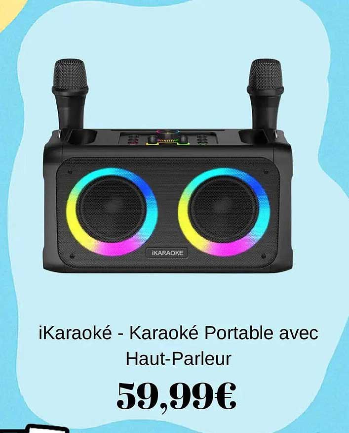 iKaraoké - Karaoké Portable avec Haut-Parleur