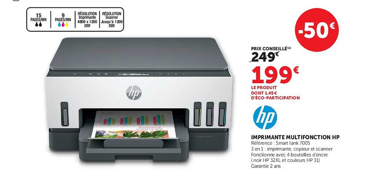 IMPRIMANTE MULTIFONCTION HP