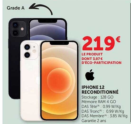 iPhone 12 reconditionné