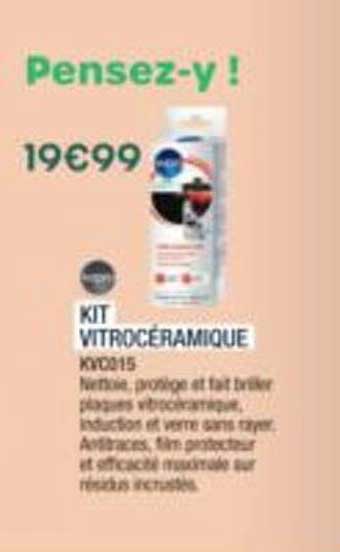 KIT VITROCÉRAMIQUE