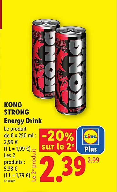 KONG STRONG Energy Drink