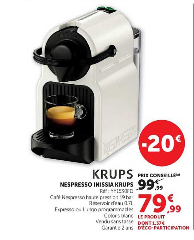 KRUPS NESPRESSO INISSIA KRUPS