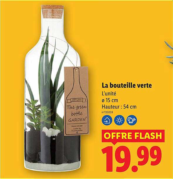 La bouteille verte