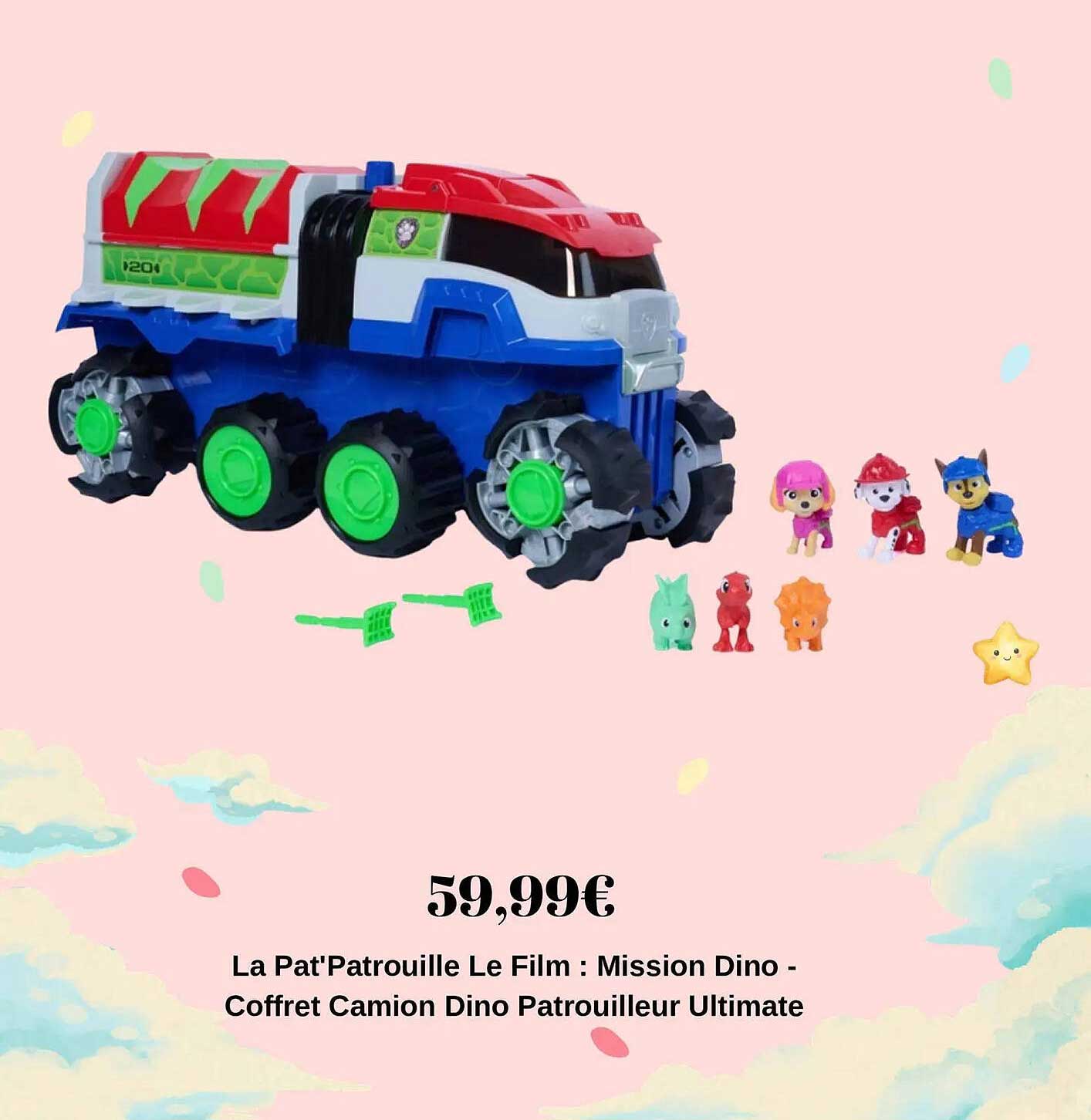 La Pat'Patrouille Le Film : Mission Dino - Coffret Camion Dino Patrouilleur Ultimate