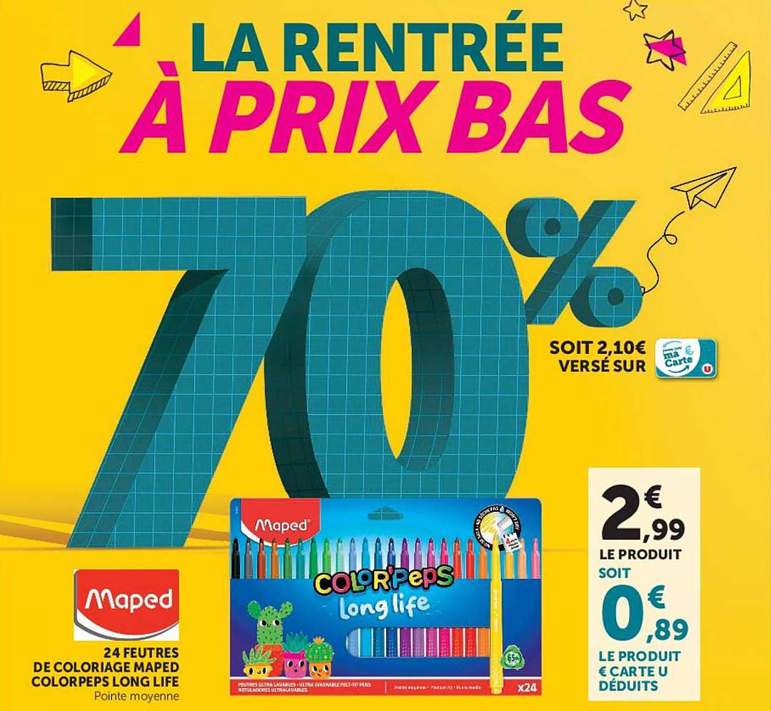 LA RENTRÉE À PRIX BAS